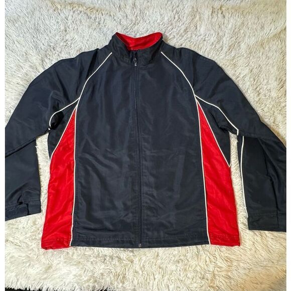 Men North end full zip techo lite navy jacket ezem system L - Picture 1 of 8